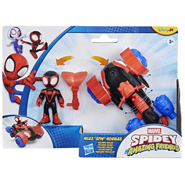 Spidey and Friends 7.6 Cm Miles Techno Racer Vehicle