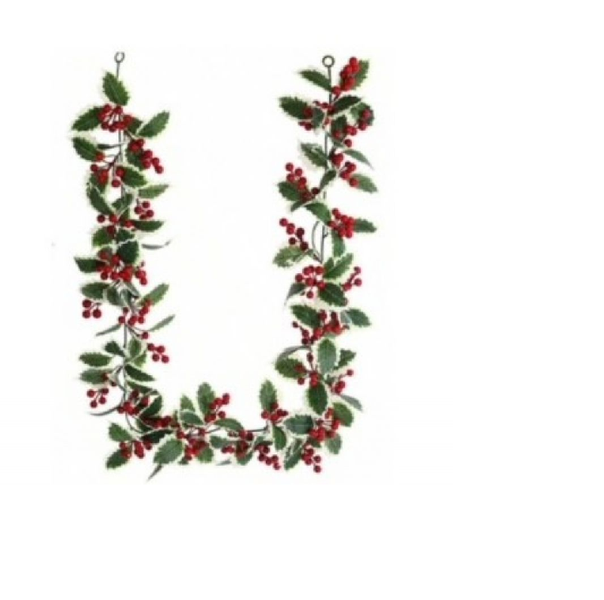 Berry White AEdge Leaf Garland