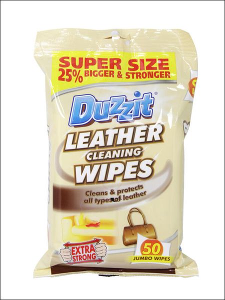 Duzzit Leather Cleaning Wipes 50-Pack
