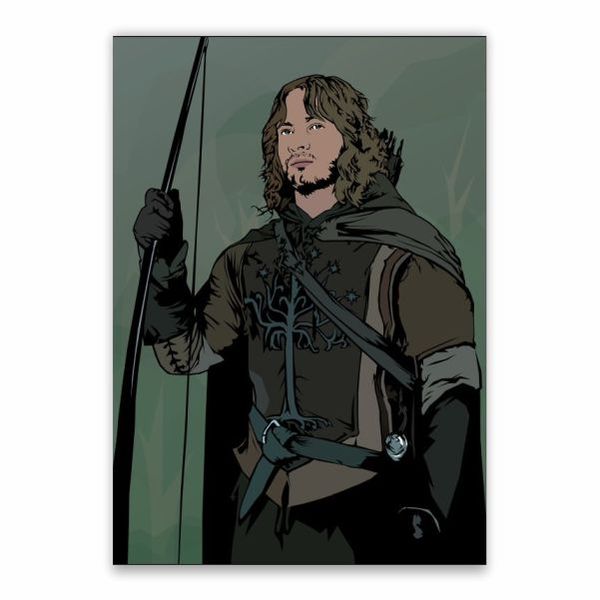 Faramir Portrait Poster - A1