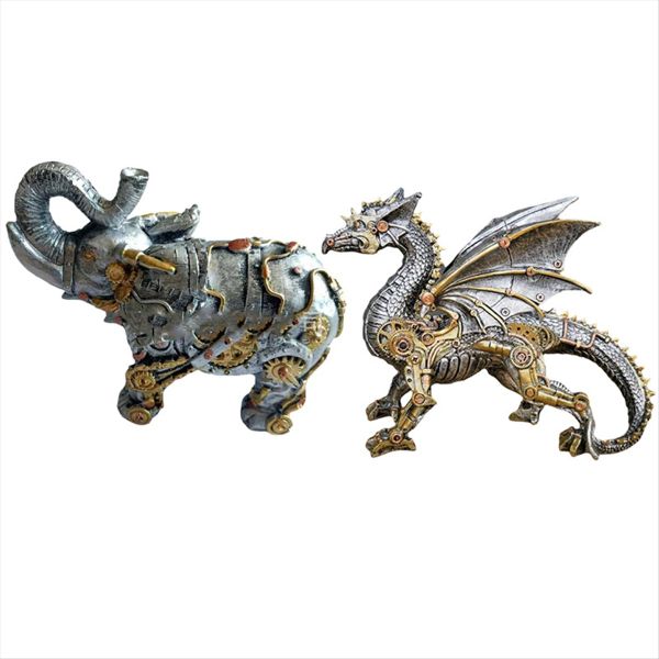 Mechanical Punk Models Resin Crafts Steampunk Resin Statues