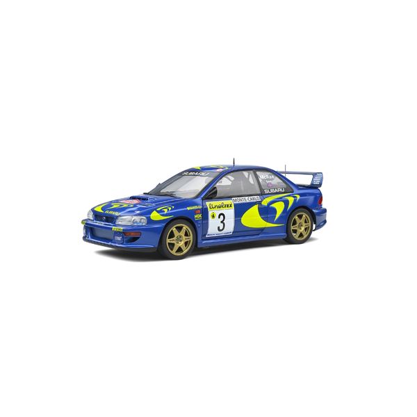 1/18-Solido-1998 Subaru Impreza 22B- Rallye Montecarlo - Blue-Model Car
