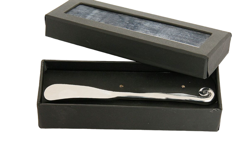 Butter Knife 6.5cm Curl Handle Stainless Steel .