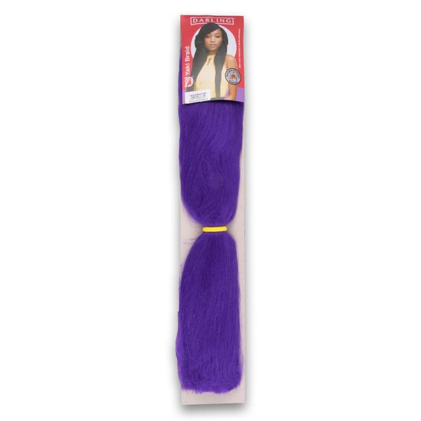 Darling - Yaki Braid 20" - One Tone Colour #Royal Purple - 3 packs