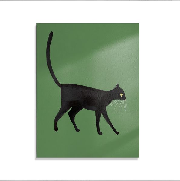Canvas Wall Art - Green Zigfried
