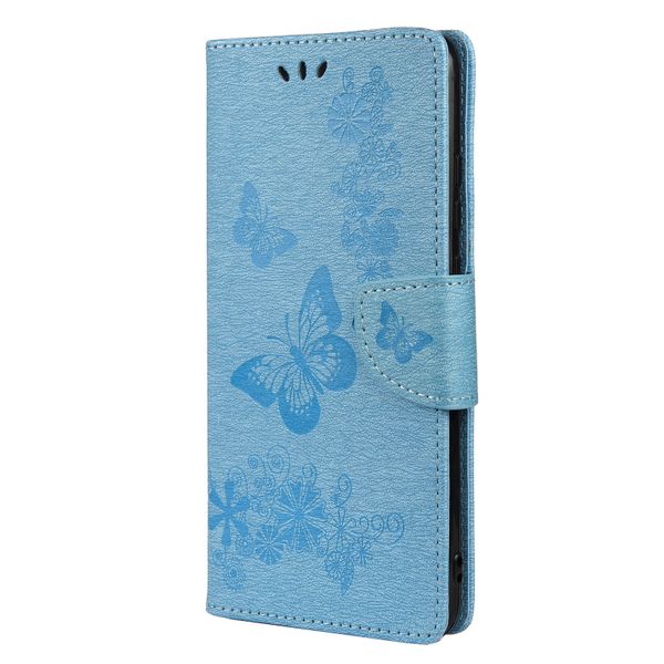 Leather Phone Case &amp; Wallet Compatible with Samsung A23 - Blue