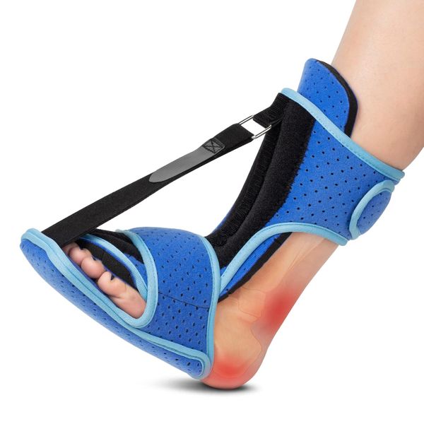 Plantar Fasciitis Night Splint Foot Brace with Support Plate Dorsal Splint