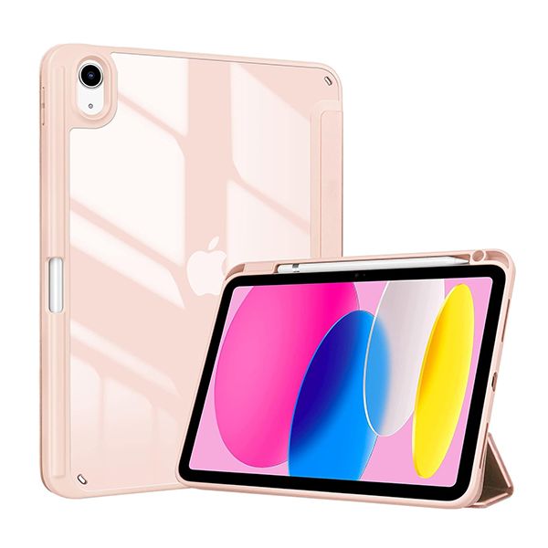 Shockproof Flip Case Cover Compatible with iPad 11th Gen (A16) 2025 -Pink