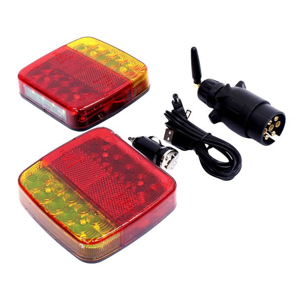 Universal Magnetic Wireless Trailer Light Kit