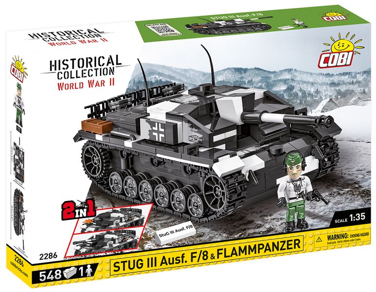 COBI StuG III Ausf.F/8 &amp; Flammpanzer Tank Construction Model
