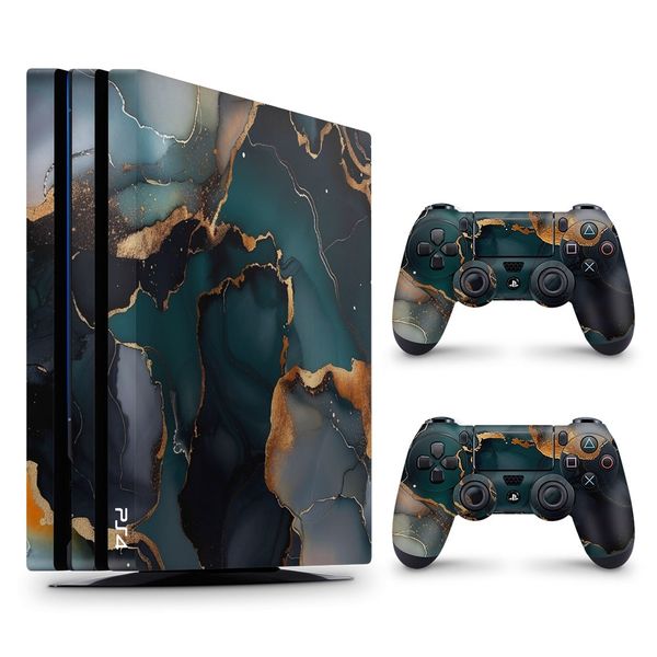 Decal Skin Compatible with PS4 Pro - Abstract Deep Marble (Decal Only)