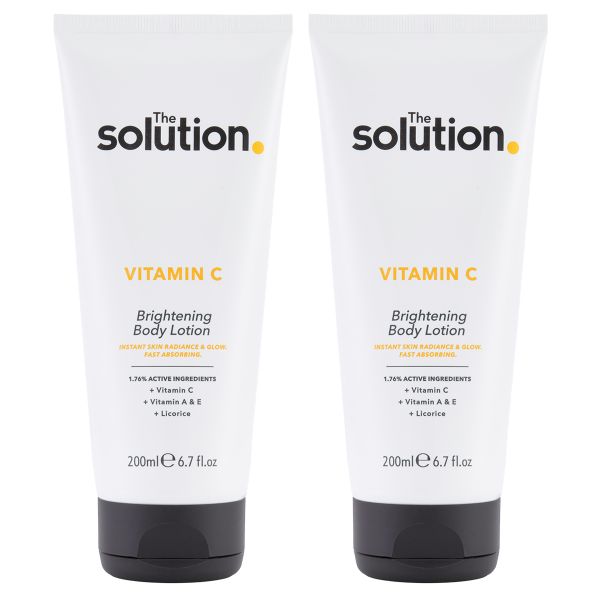 The Solution Vitamin C Brightening Body Lotion 200ml x2