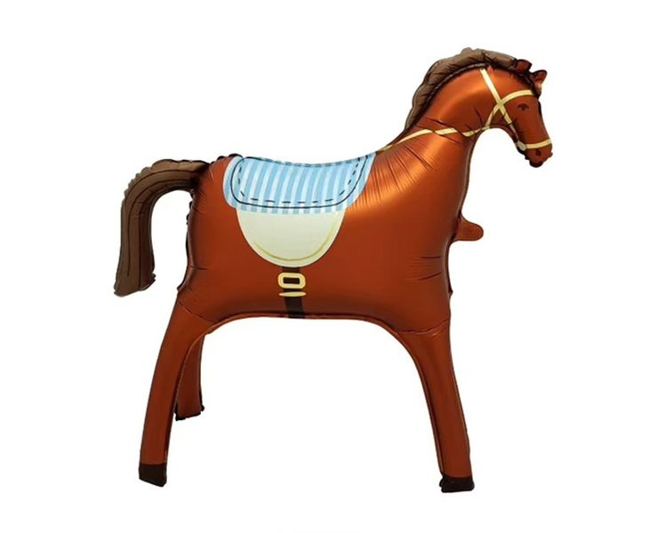 Large Classic Horse Foil Balllon - Cream