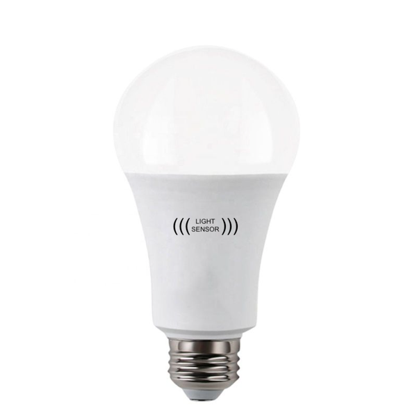 10 Pack - Day / Night Sensor 7w Light Bulbs E27