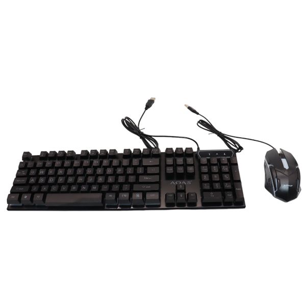 AOAS RGB Wired Gaming Mouse &amp; Keyboard