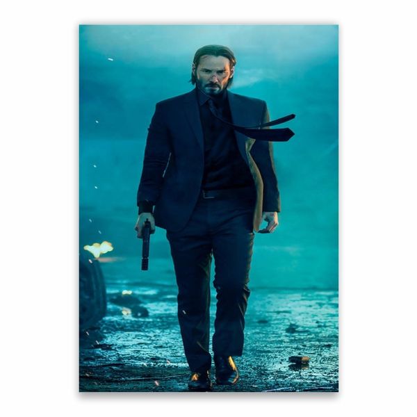 John Wick in Action Poster - A1
