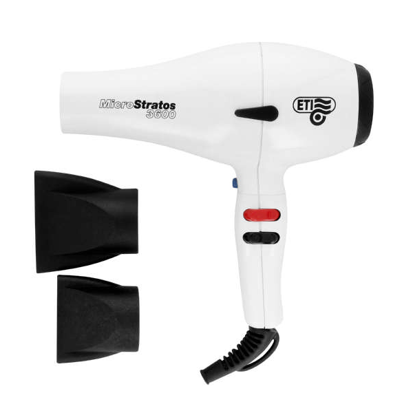 ETI Italian Micro Statos Hairdryer 3600 White