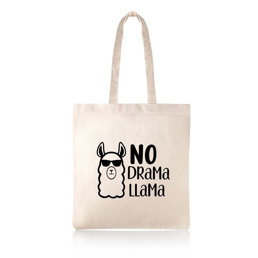 No Drama Llama Cotton Shopper Tote Bag | Shop Today. Get it Tomorrow ...