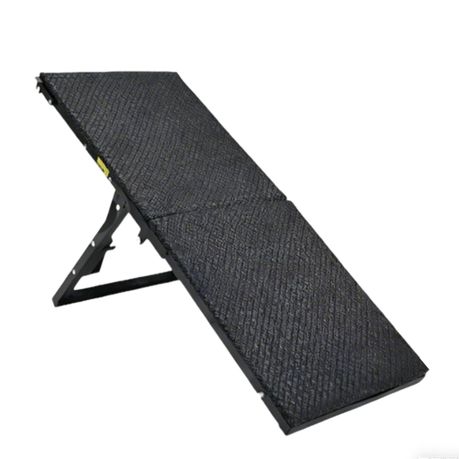 5-Step Adjustable Foldable Wood PetStairs Pet Ramp for Sofa Couch Stairs Image