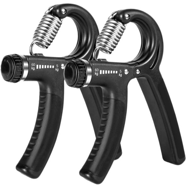 Hand Exerciser, Set of 2 Hand Training Device Finger Trainer-Black