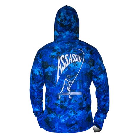 Assassin Camo Moisture Management Hoodie – Stil Fishing