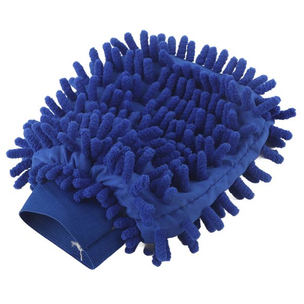 Blue Scratch-Resistant Car Wash Glove