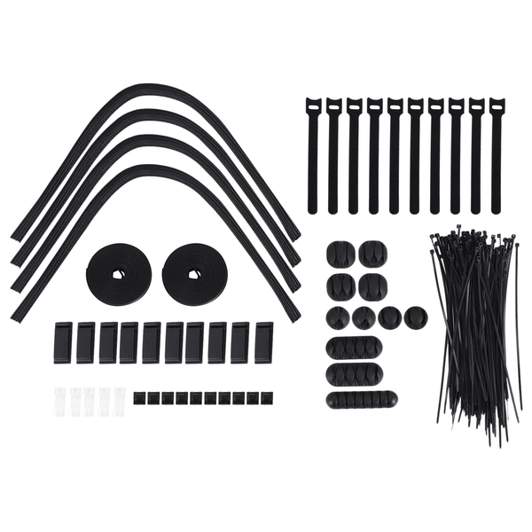 152 Pcs Cable Management Cord Organizer Kit, Cable Organizer Clips