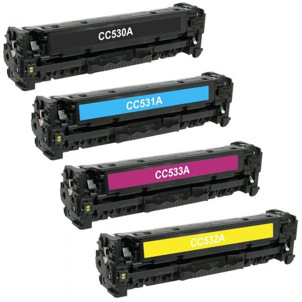 Compatible HP COMBO Set CC530A/CC531A/CC532A/CC533A
