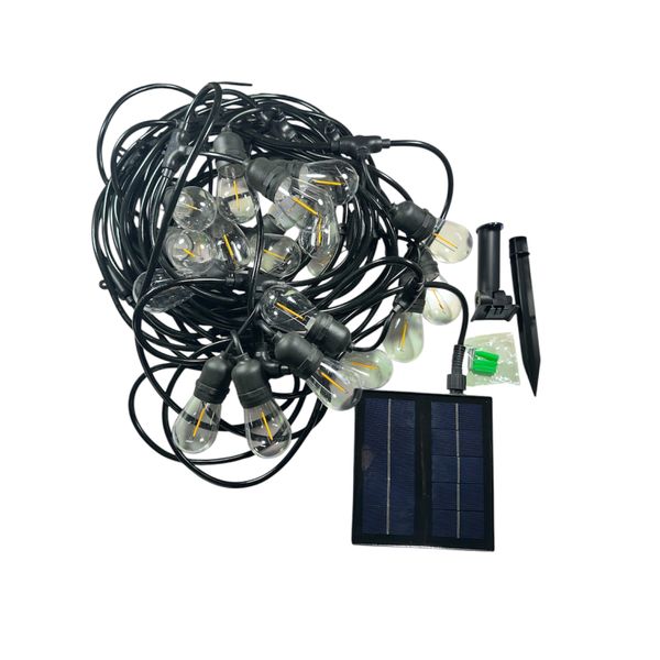 Xiang Peng-Solar 20M LED Outdoor String 20 Bulb Light