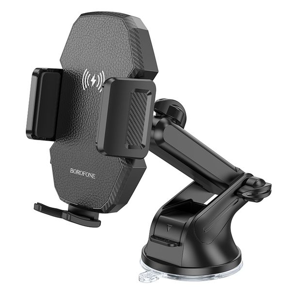 Wireless Charging Car Phone Holder For Dashboard or Screen Borofone-BH214