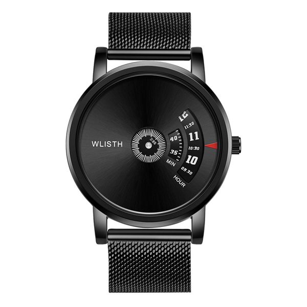WLISTH Swiss Men's Watch Personalized Waterproof Fashion Men's Watch Steel