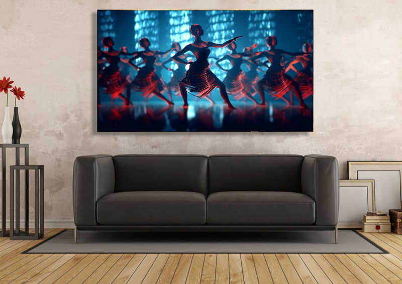 Canvas Wall Art -Harmony in Motion Abstract - IM0359