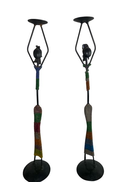 Posh Set of 2 Ladies Candle Holders