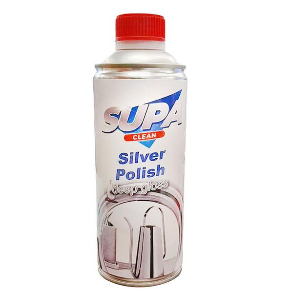 SUPA CLEAN Silver Polish High Gloss 500ml (2 Pack )