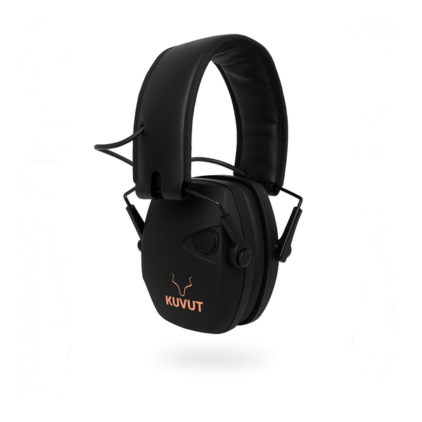 KuVut Electronic Shooting Earmuffs - Black