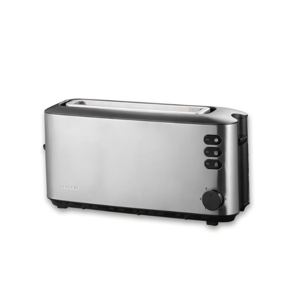 Severin - Automatic Long Slot Toaster Silver &amp; Black
