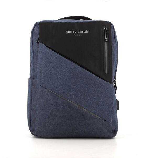 Pierre Cardin Juneau Laptop Backpack - Navy Black
