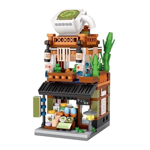 379 Piece - Authentic Mini Japanese Tea Shop Building Blocks Kit