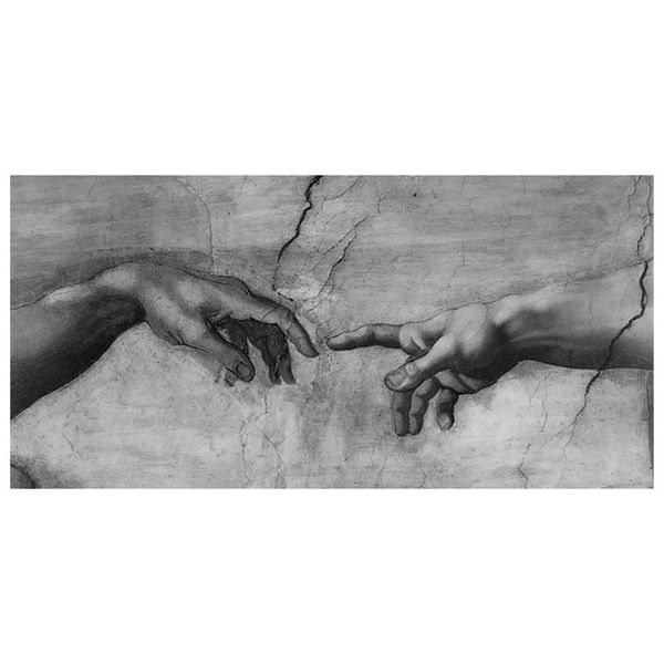 Canvas Wall Art - A Touch Black &amp; White Artwork