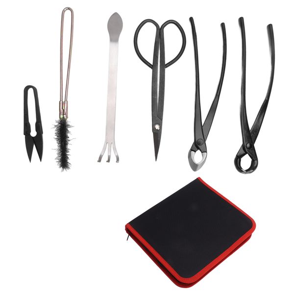 6 Pieces Stainless Steel Bonsai Tool Set - For Succulents
