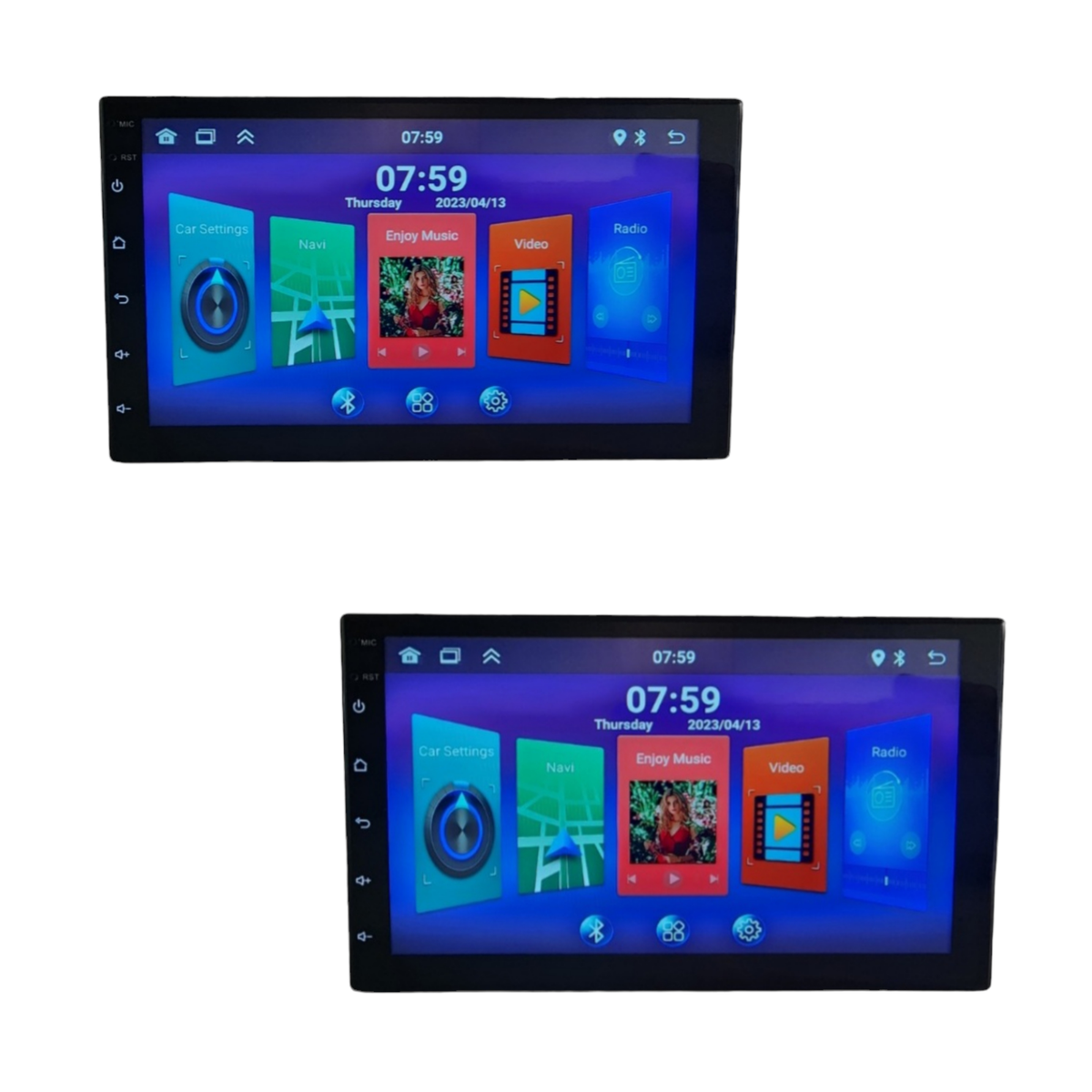 7inch Android Car Radio Short Base Ips (2 x head units) Shop Today