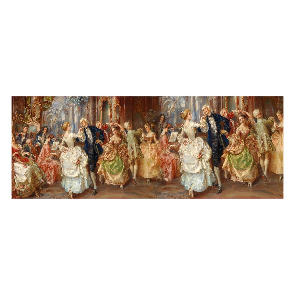 Ballroom Dancing Decoupage Drum Cover