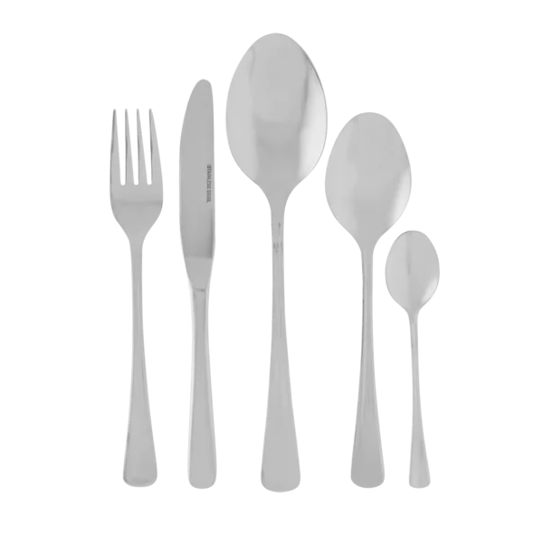 Silver Stainless Steel 30 Piece Cutlery Set