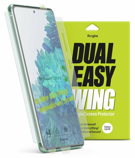 Dual Easy Wing Film (2 Pack) Screen Protector for Galaxy S20 FE