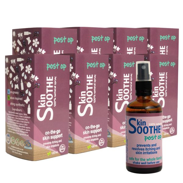 SkinSOOTHE Post Op (x8) - to Prevent Itching &amp; Skin Irritations - 8x100ml