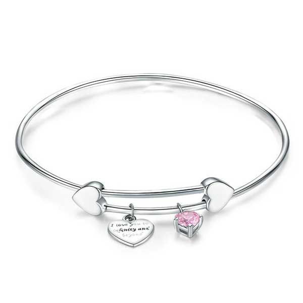 I Love You Adjustable Bangle