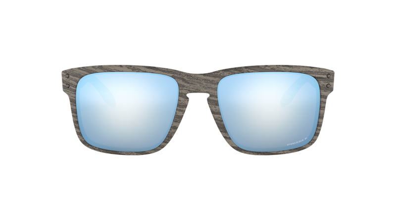 Oakley Holbrook Sunglasses - Woodgrain/Prizm Deep Water Polarized