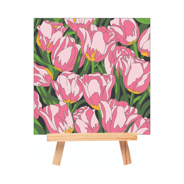 DIY Paint By Numbers Kit Tulip