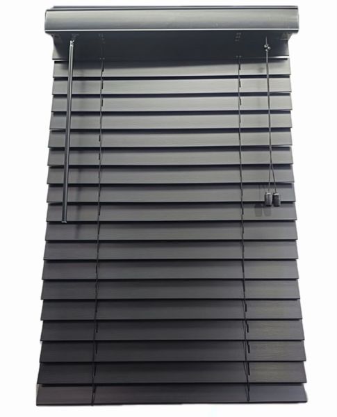 Curtaining Wooden Window Blinds - Multiple Colours and Sizes