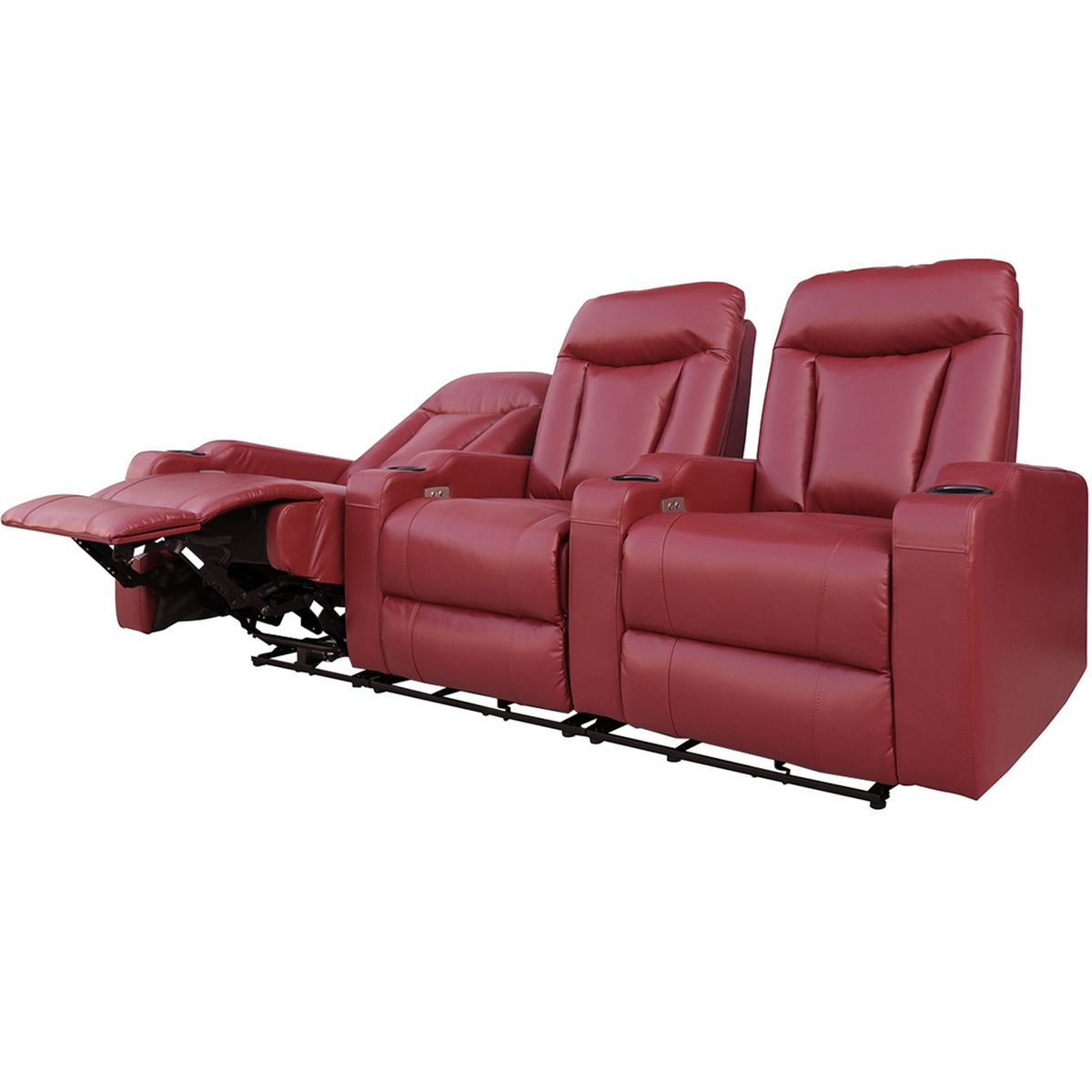 Power Reclining Sofa 3 Seater Recliner Home Theater Couch Chair Shop